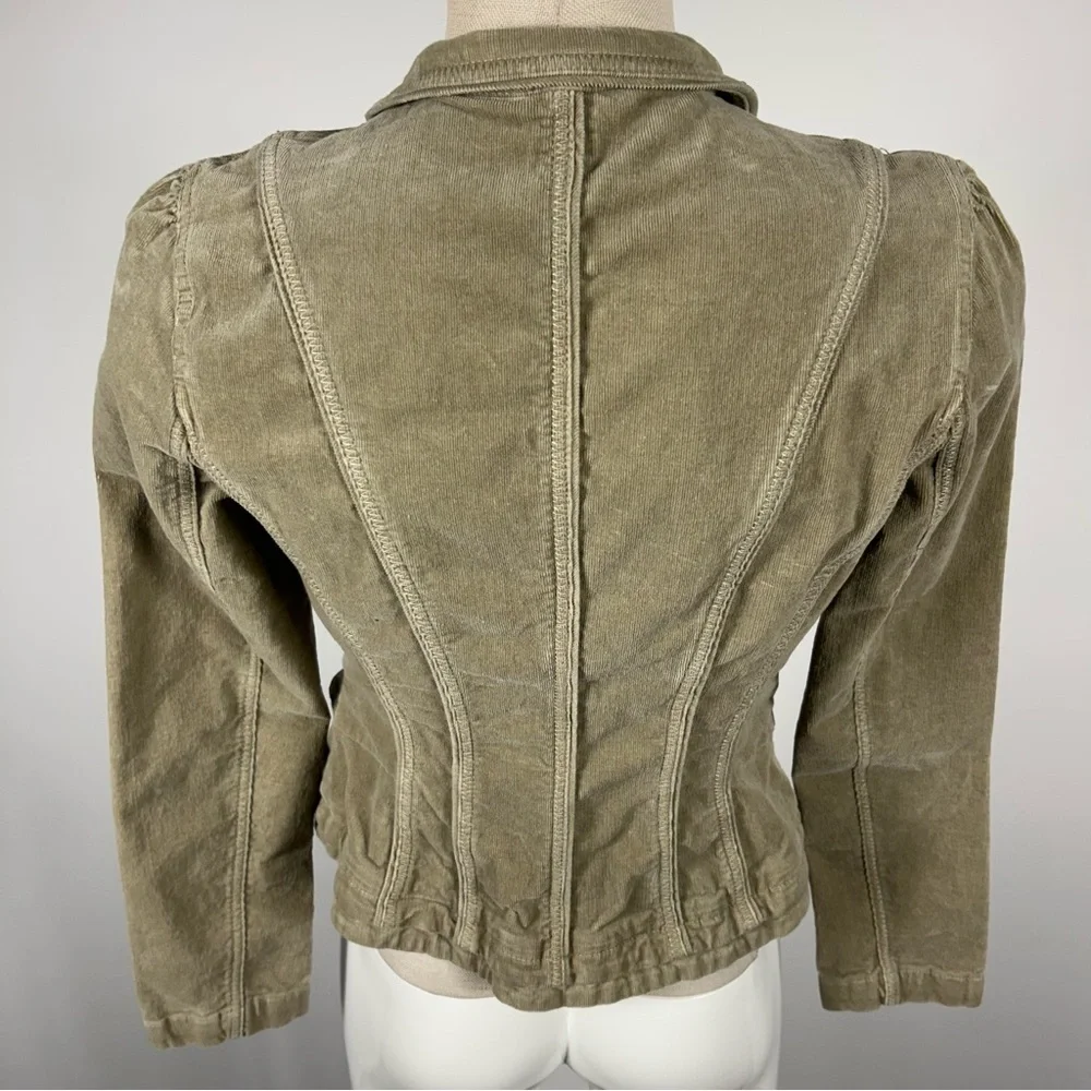 ❤️ White House Black Market Beige Corduroy Blazer Jacket 4 - Picture 4 of 11